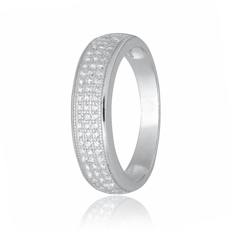 

Серебряное кольцо Silvex925 с фианитом 16.2 мм модели КК2Ф/221-Г
