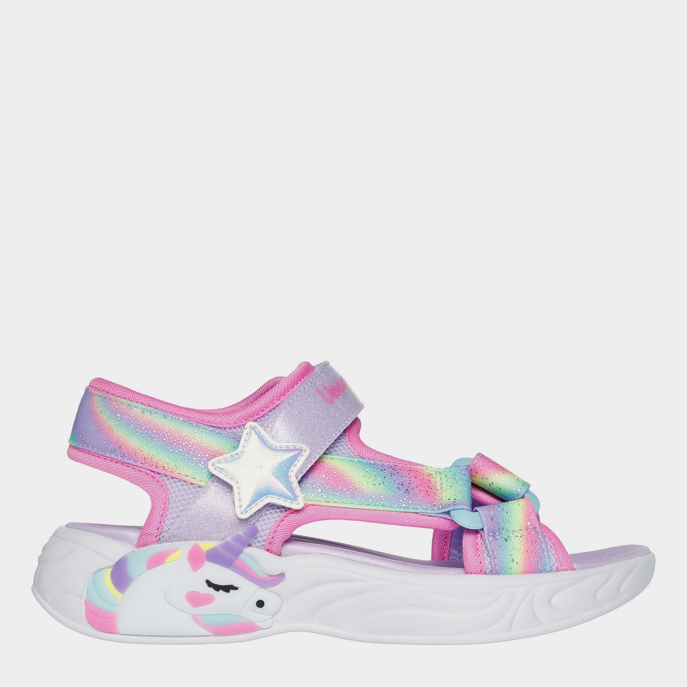 Підліткові спортивні сандалії для дівчинки Skechers Unicorn Dreams Sandal 303107L LVMT 37 Лавандові від Rozetka на платформі USKIDKA Акція на Підліткові спортивні сандалії для дівчинки Skechers Unicorn Dreams Sandal 303107L LVMT 37 Лавандові від Rozetka