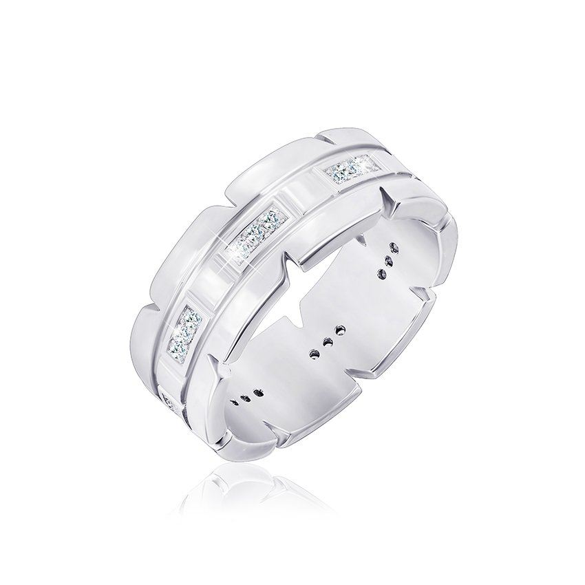 

Серебряное кольцо Silvex925 с фианитом 15.9 мм модели К2Ф/465-В