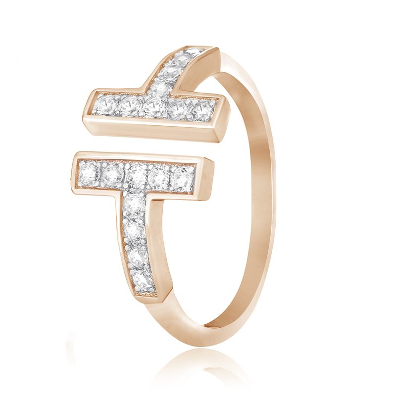 

Серебряное кольцо Silvex925 с фианитом безразмерное модели К3Ф/179