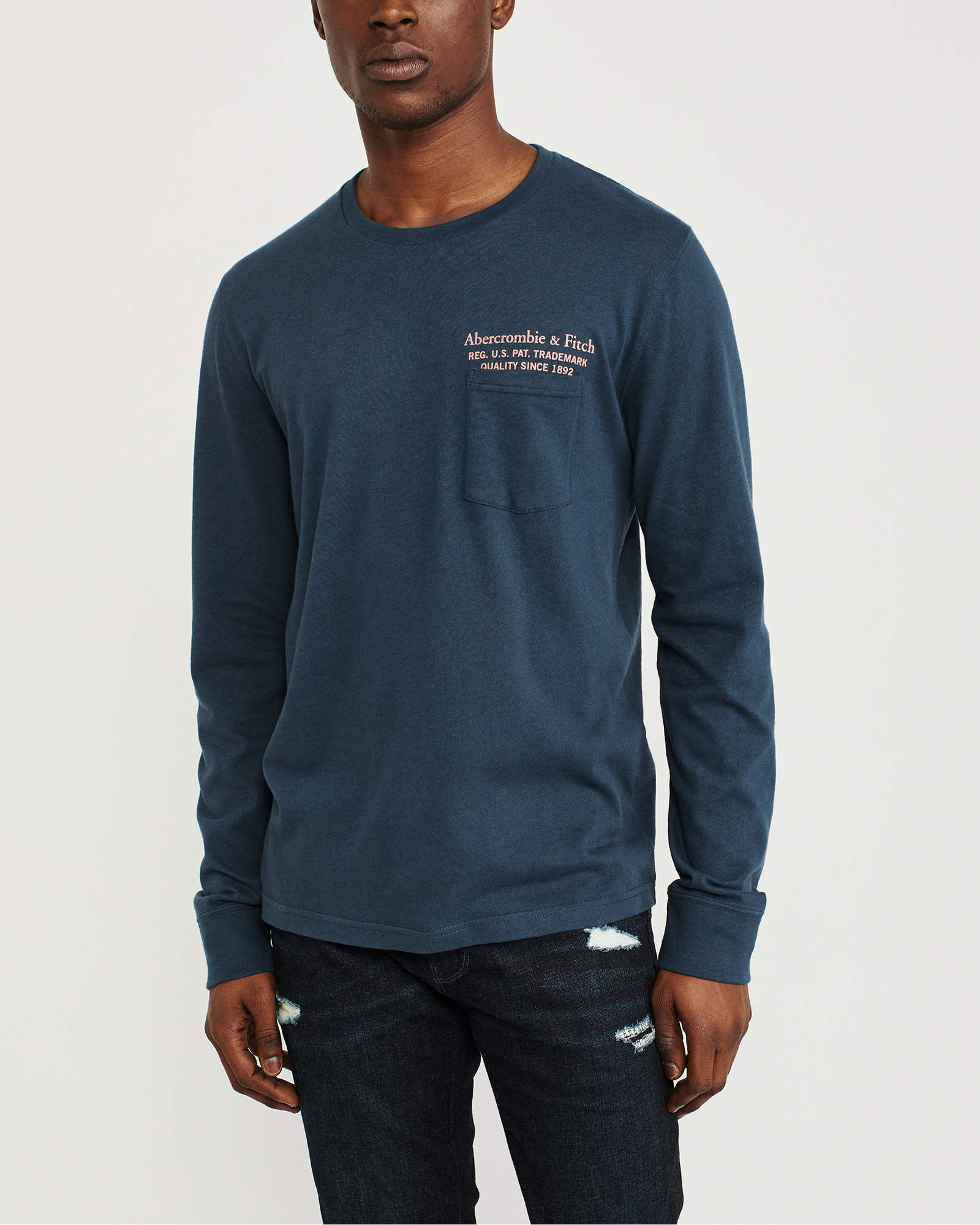 

Кофта мужская - кофта Abercrombie & Fitch AF7974M M Синий