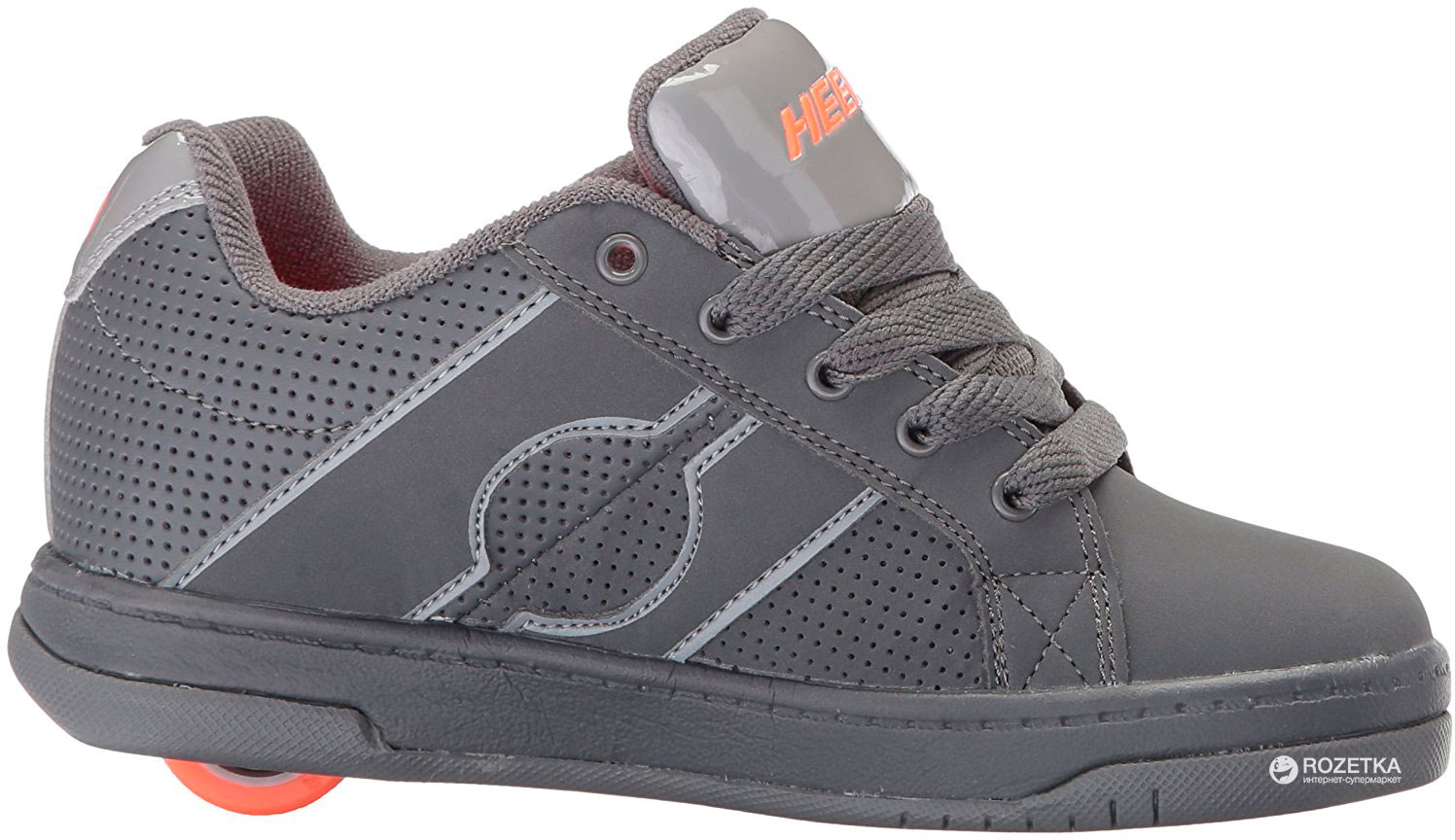 

Роликовые кроссовки Heelys Split 770848-6 38 Серые с оранжевым (889642417564)