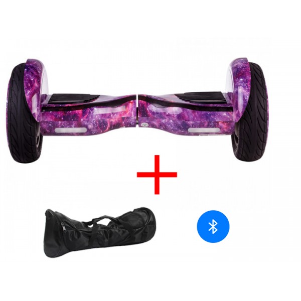 

Гироборд 2021 Smart Balance PRO-s 10,5" фиолетовый космос с самобалансом и музыкой + сумка в подарок