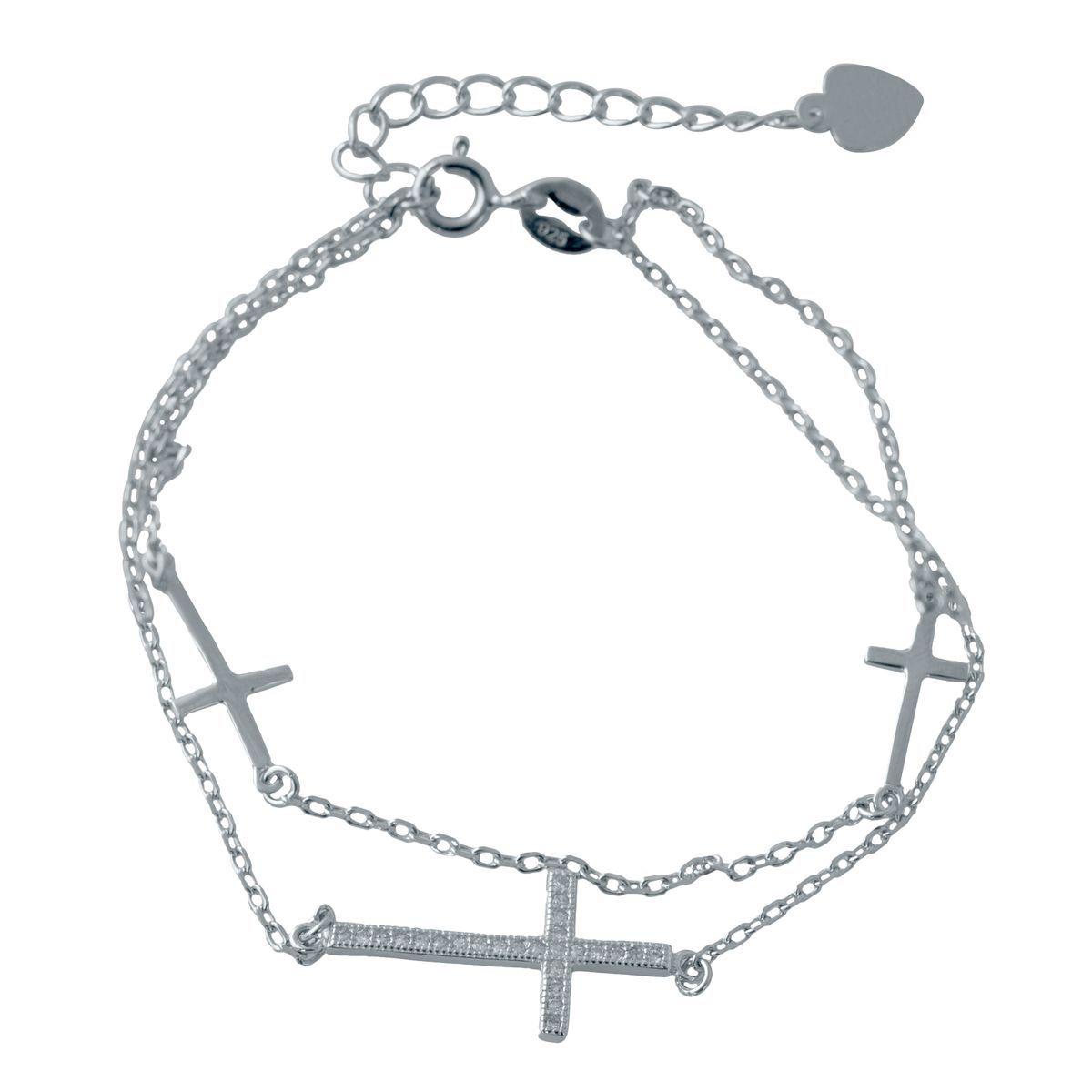 

Серебряный браслет SilverAlex с фианитами 1720 размер
