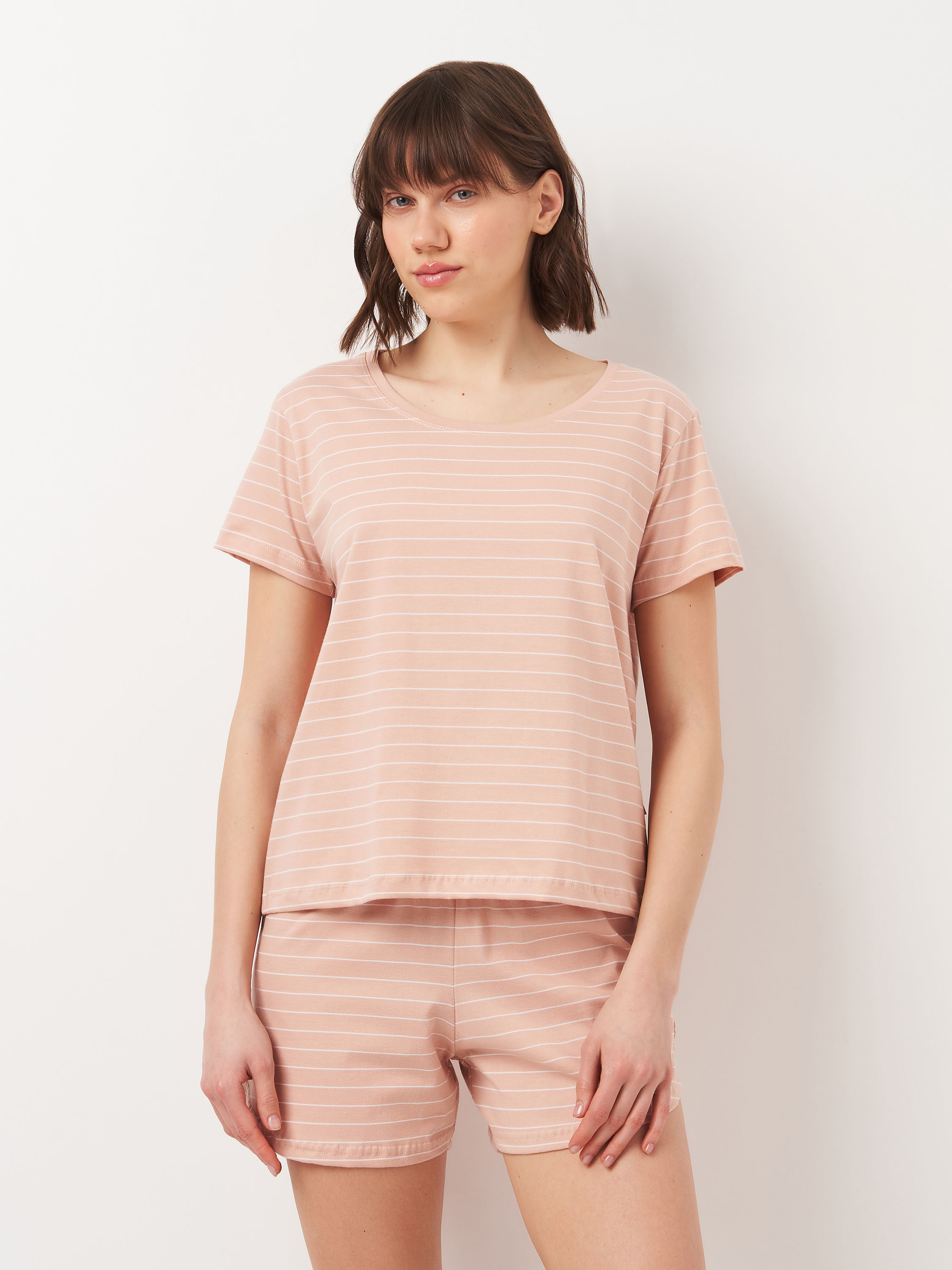 Піжама (футболка + шорти) жіноча великих розмірів бавовняна Cornette Womens sleepwear 343-302 Nelly А25 2XL Рожева від Rozetka на платформі USKIDKA Акція на Піжама (футболка + шорти) жіноча великих розмірів бавовняна Cornette Womens sleepwear 343-302 Nelly А25 2XL Рожева від Rozetka