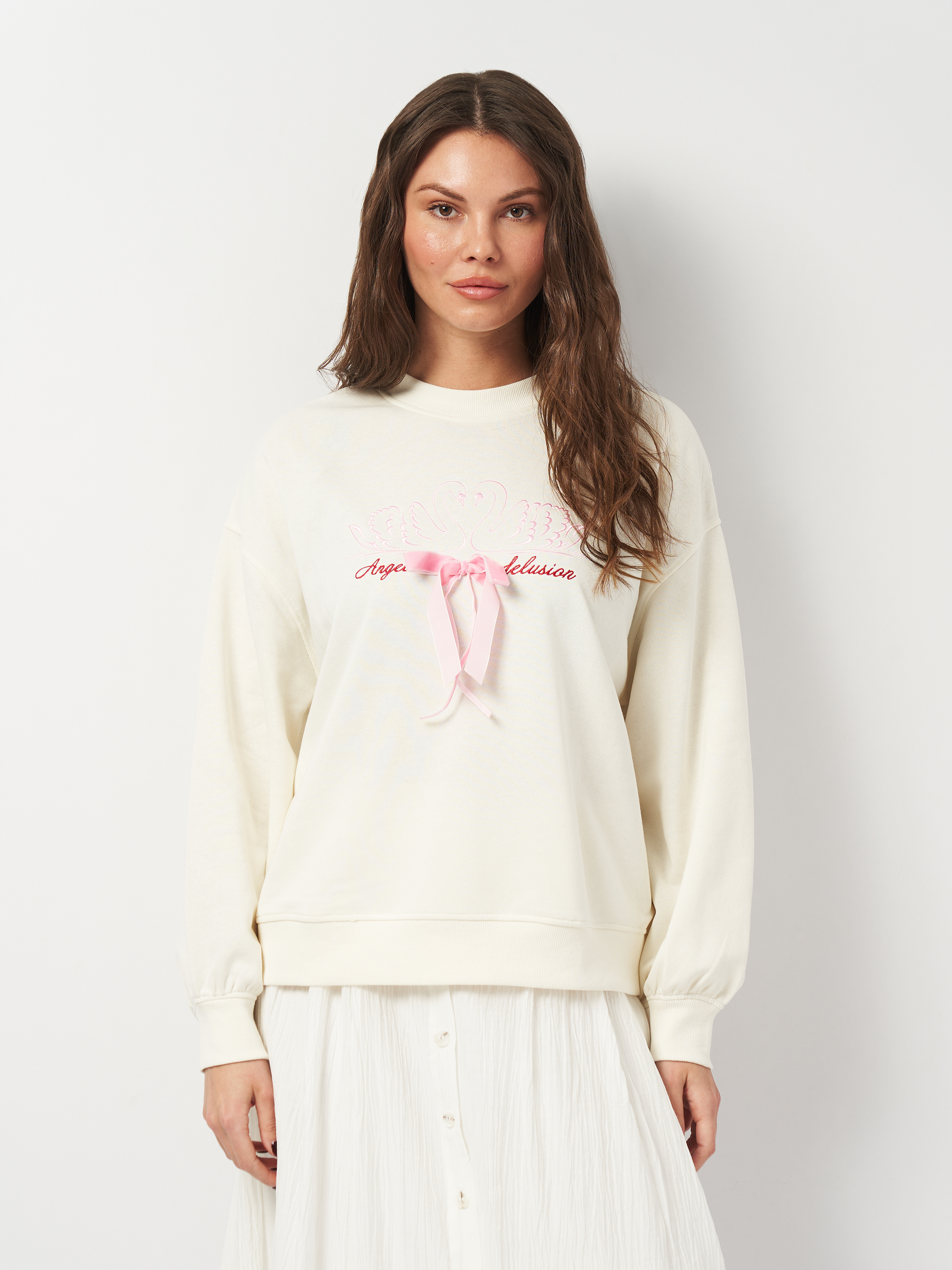 Світшот жіночий H&M 1213178_рож.лебідь M Молочний від Rozetka на платформі USKIDKA Акція на Світшот жіночий H&M 1213178_рож.лебідь M Молочний від Rozetka