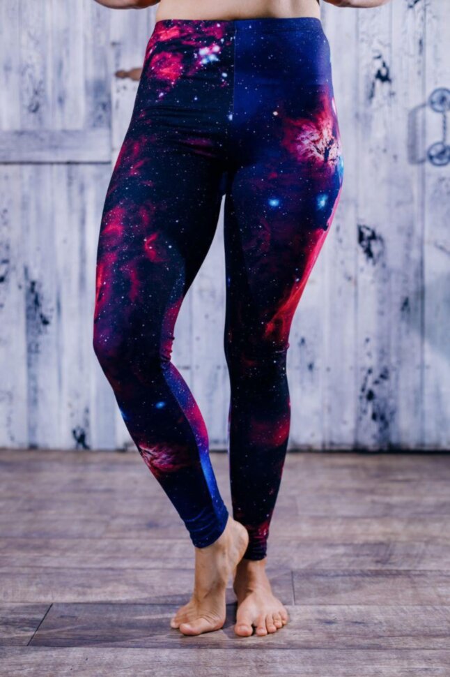 

Женские лосины Marjari Yoga 3D Cosmos Dark М Цветные
