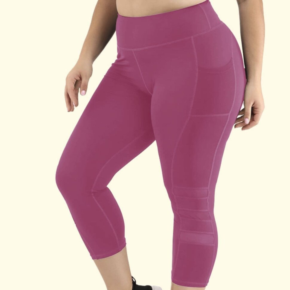 

Женские спортивные лосины Big Powder XXXL Малиновые