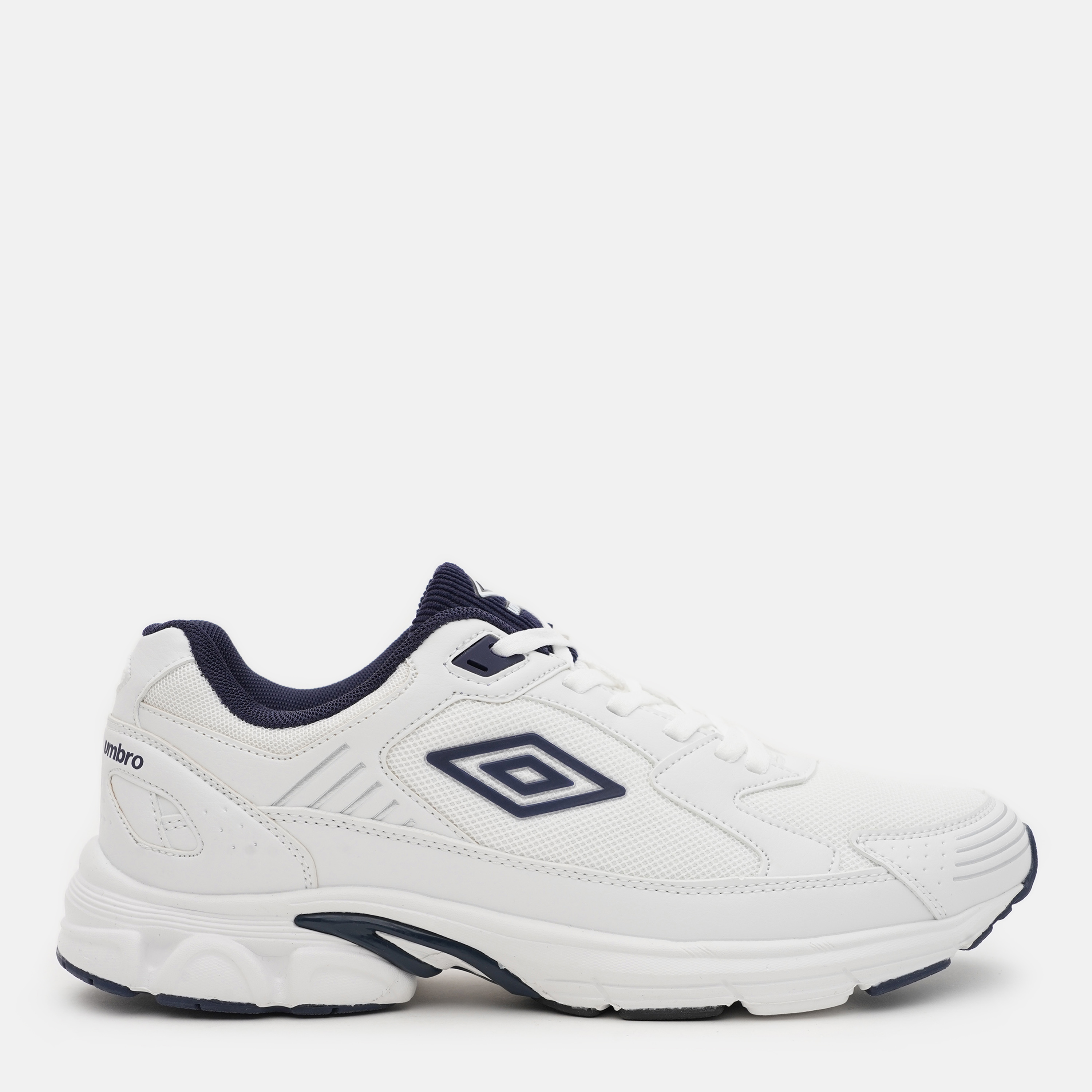Акція на Чоловічі кросівки Umbro Orell Ii 40425U-P30 43 (9.5US/8.5UK) 27.5 см Білий/Темно-синій від Rozetka