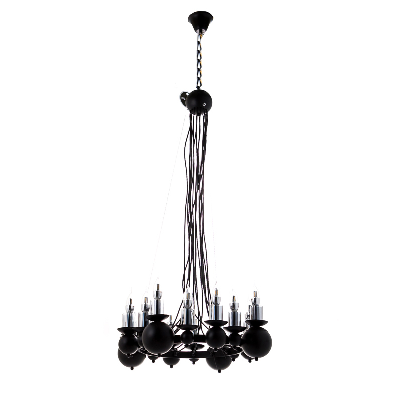 

Люстра свечи подвесная Light House ES-15501/16 черная