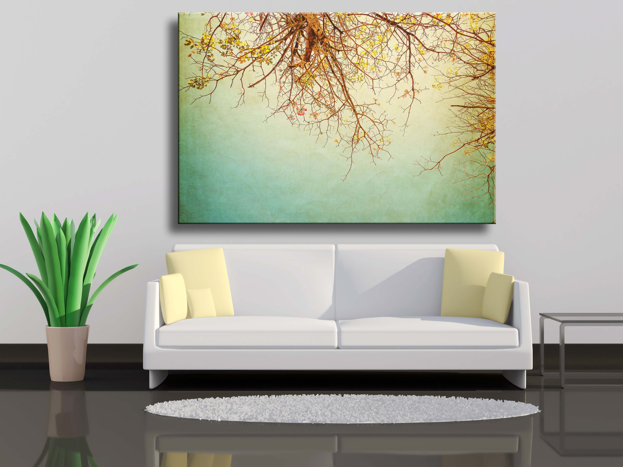 

Картина на холсте Ветки дерева Винтаж 90х60