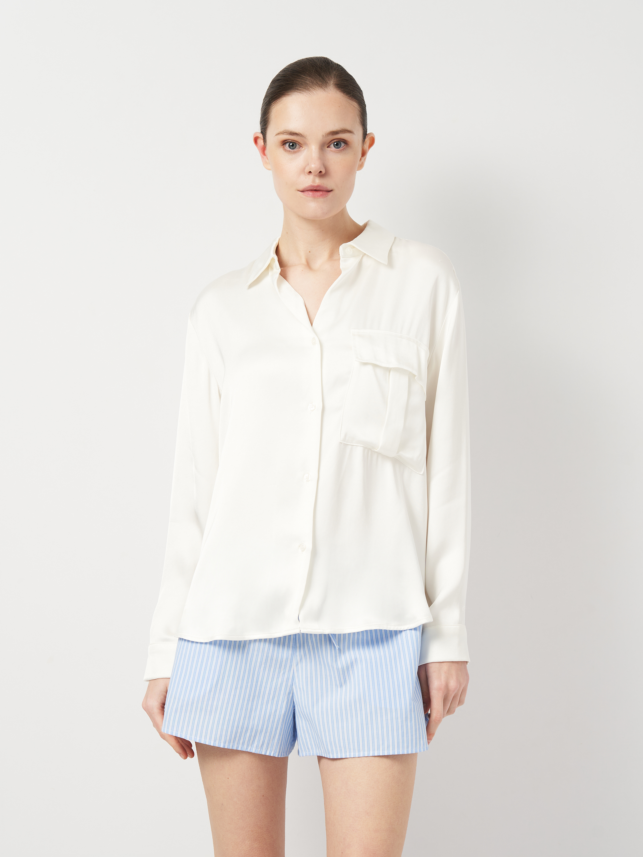 Сорочка жіноча Zara 1067/792 S Біла від Rozetka на платформі USKIDKA Акція на Сорочка жіноча Zara 1067/792 S Біла від Rozetka