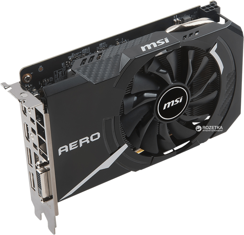 Видеокарта MSI PCI-Ex GeForce GTX 1060 Aero ITX OC 6GB GDDR5