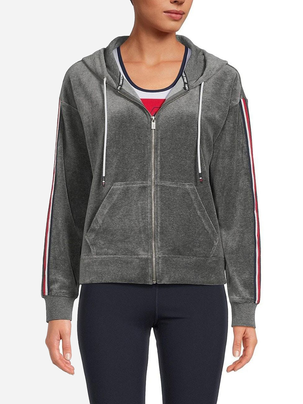 Толстовка на блискавці з капюшоном жіноча Tommy Hilfiger 115089702 S Сіра від Rozetka на платформі USKIDKA Акція на Толстовка на блискавці з капюшоном жіноча Tommy Hilfiger 115089702 S Сіра від Rozetka