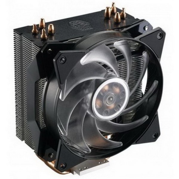 

Кулер процессорный Cooler MasterAir MA410P (MAP-T4PN-220PC-R1), Intel: 2066/2011-v3/2011/1151/1150/1155/1156/1366, AMD: AM4/AM3+/AM3/AM2+/AM2/FM2+/FM2/FM1, 84х129х158.5 мм, 4-pin