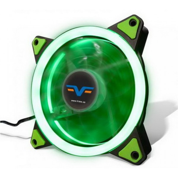 

Вентилятор Frime Iris LED Fan Single Ring Green (FLF-HB120GSR)