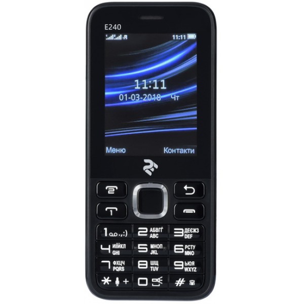 

2E E240 Dual Sim Black