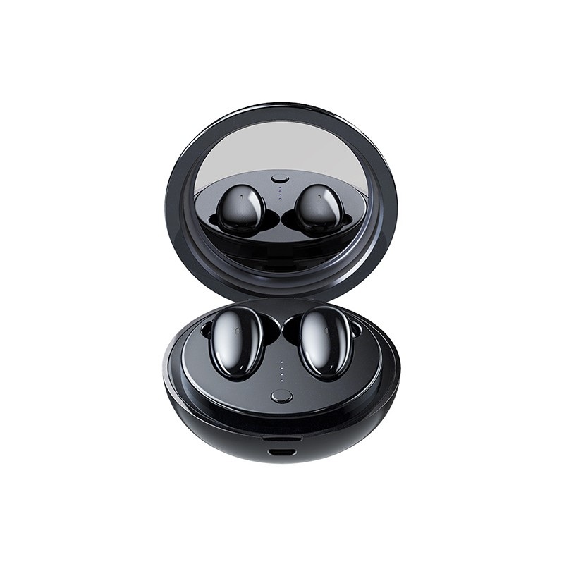 

Беспроводные Bluetooth наушники Remax Vizi Series TWS-9, True-wireless с Bluetooth 5.0, iOS и Android, Black