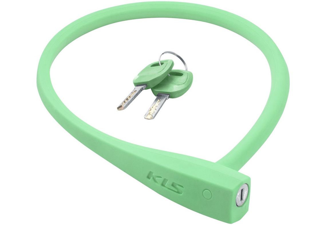 

Велосипедний замок KLS Sunny 4.5х600 мм Green