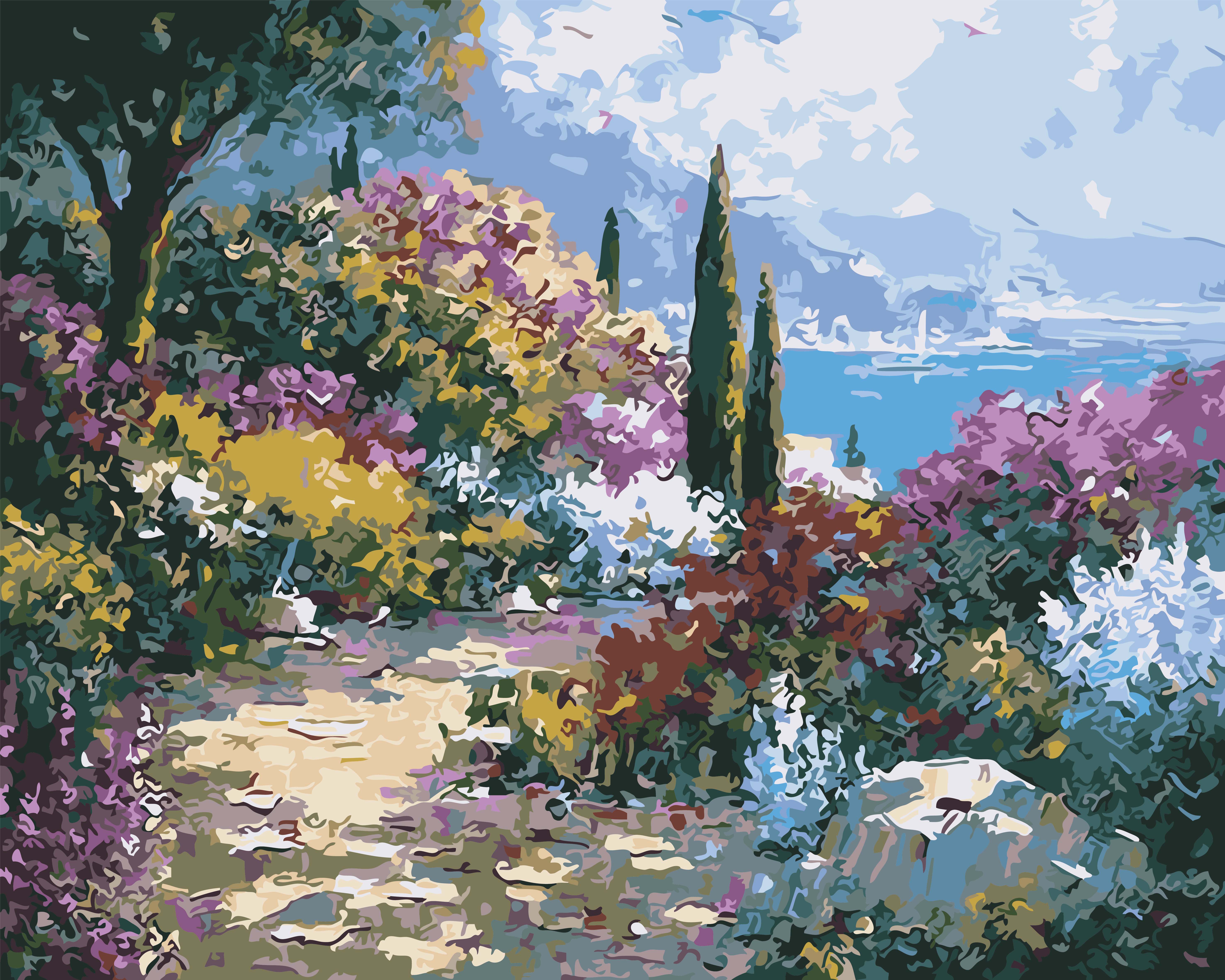 

Картина по номерам "Дорога к морю" 40*50см (AS0026)