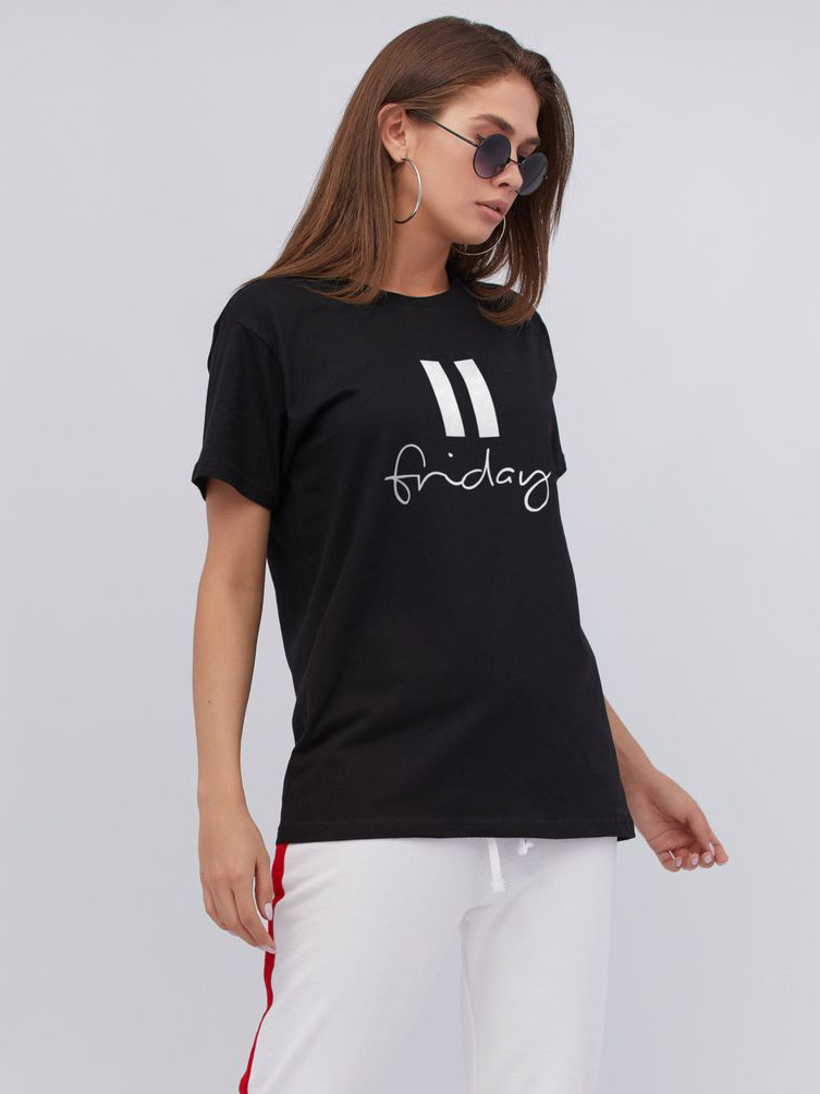 Футболка бавовняна довга жіноча YAPPI Boyfriend WB2116 XL Чорна від Rozetka на платформі USKIDKA Акція на Футболка бавовняна довга жіноча YAPPI Boyfriend WB2116 XL Чорна від Rozetka