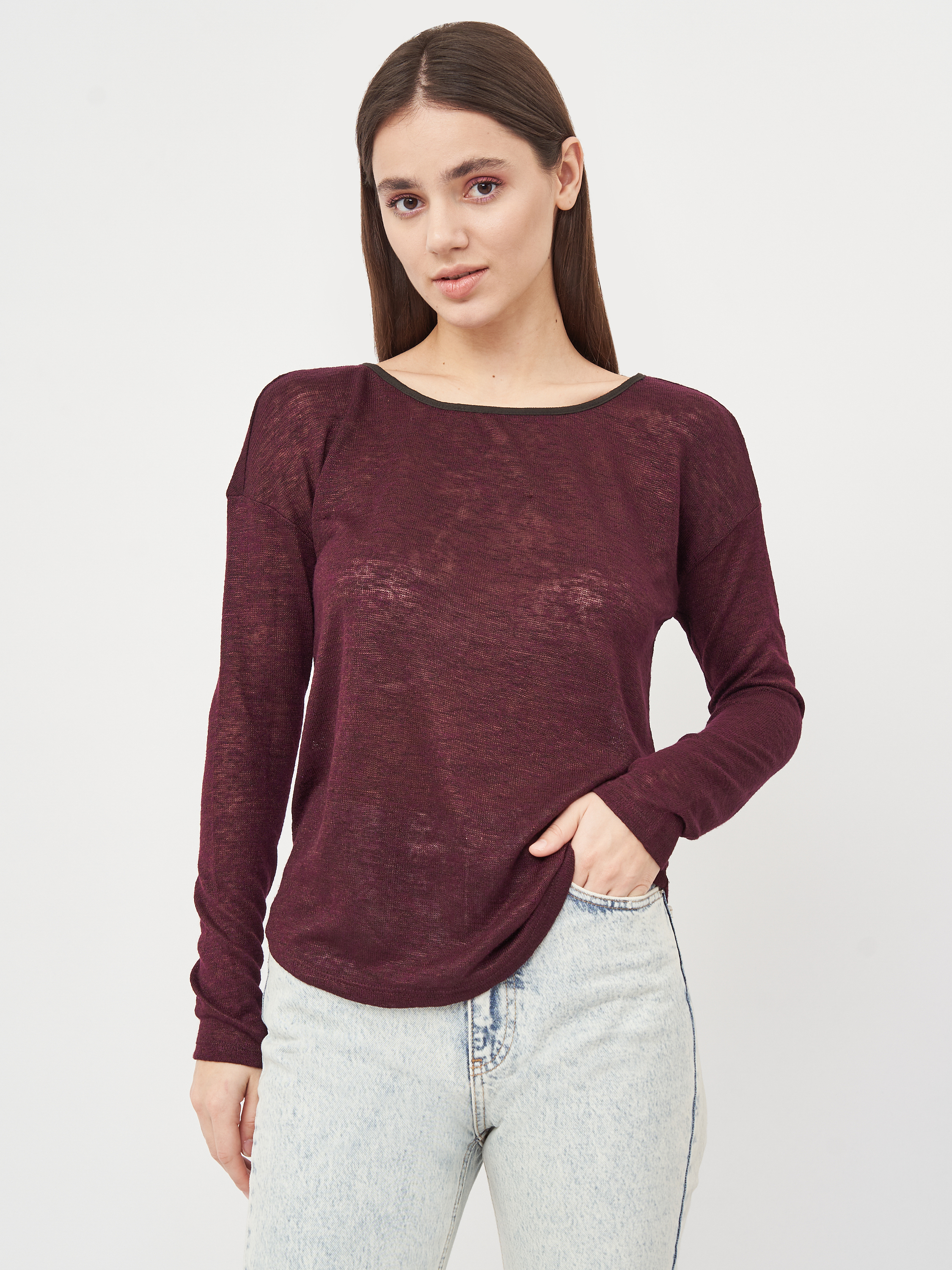 

Лонгслив Bershka 6957-188-681 M Черный