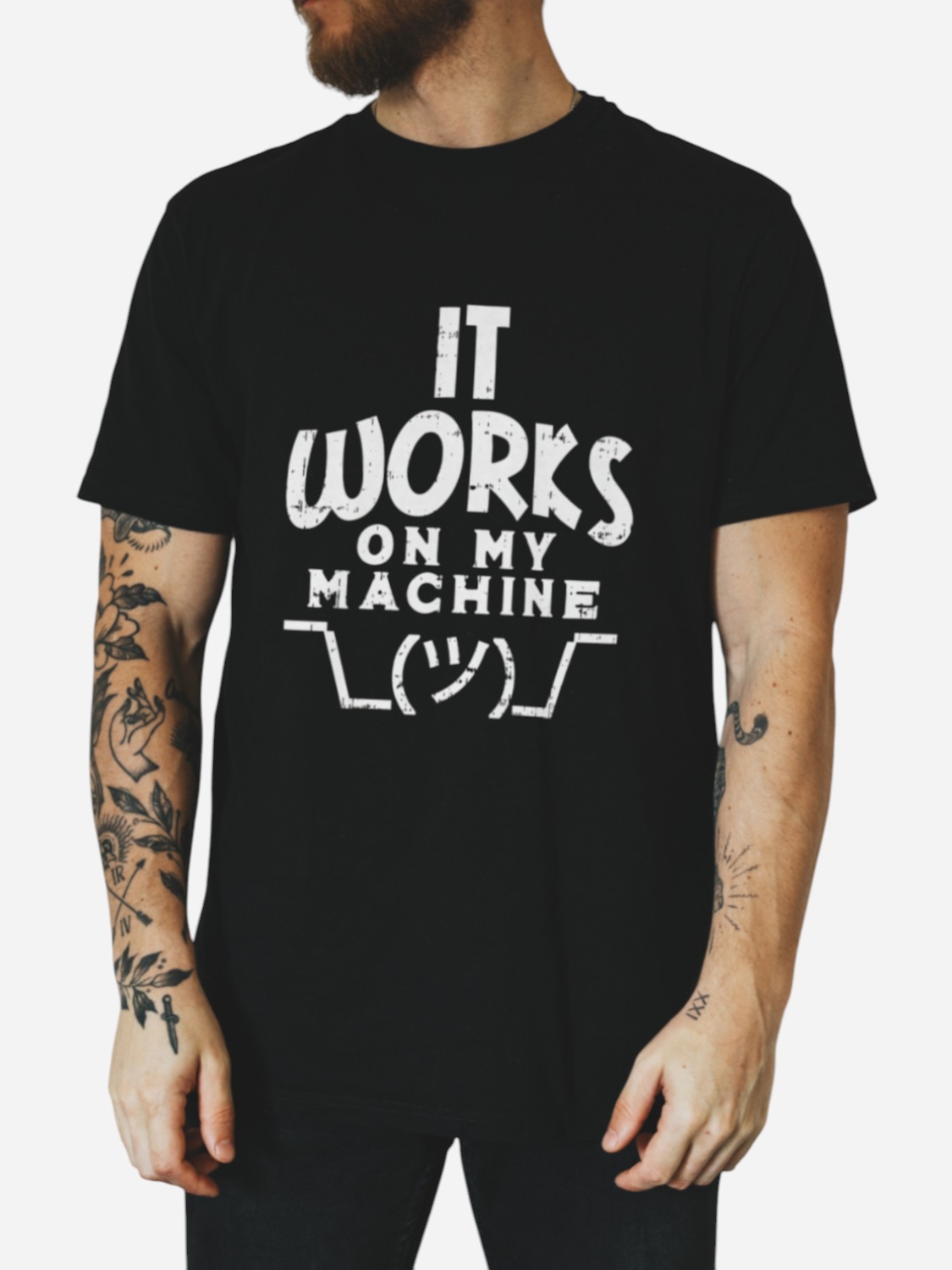 Футболка бавовняна довга чоловіча Ctrl It works on my machine CNTRLB10002 L Чорна з принтом від Rozetka на платформі USKIDKA Акція на Футболка бавовняна довга чоловіча Ctrl It works on my machine CNTRLB10002 L Чорна з принтом від Rozetka