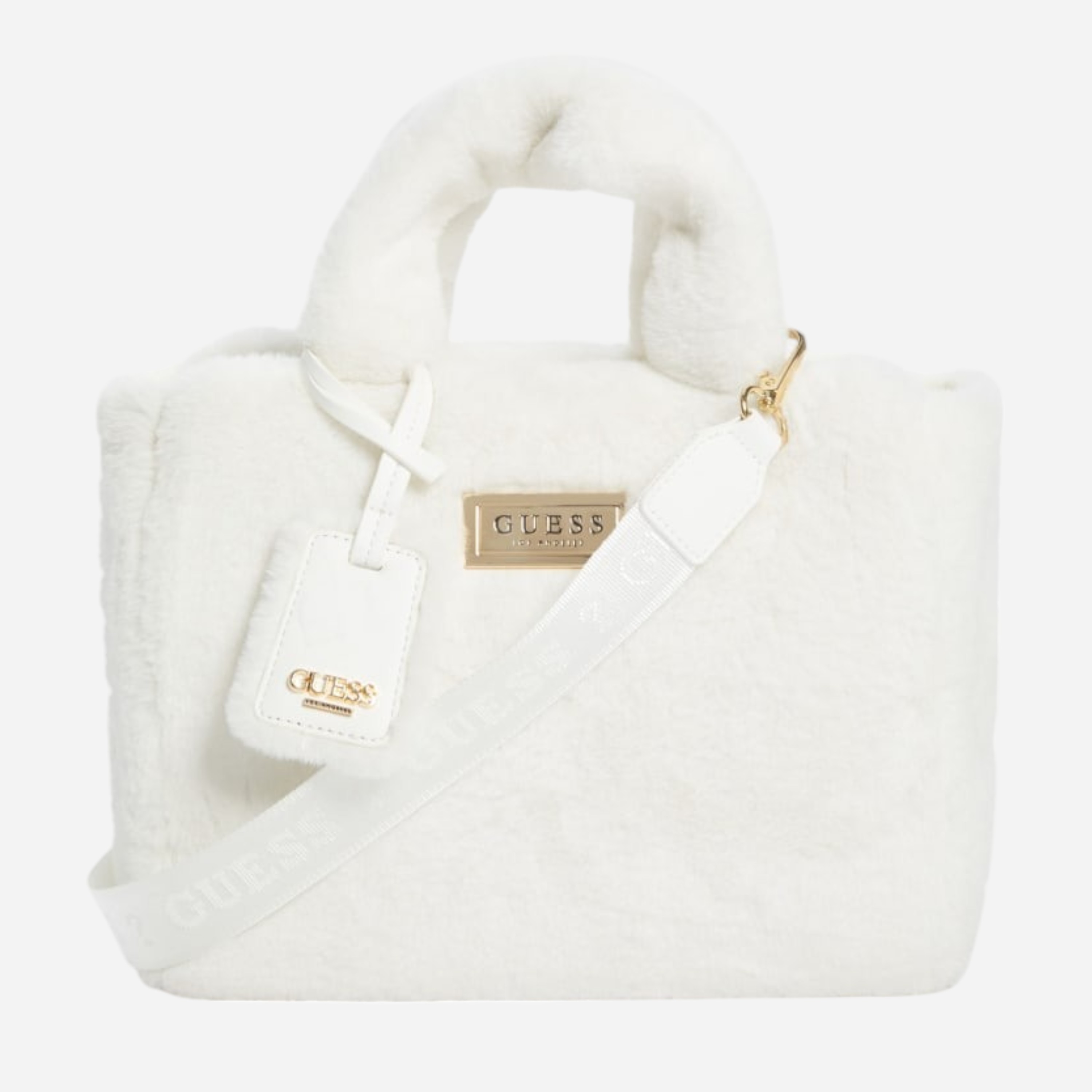 Акція на Сумка крос-боді через плече чоловіча Guess 41201913 Біла від Rozetka
