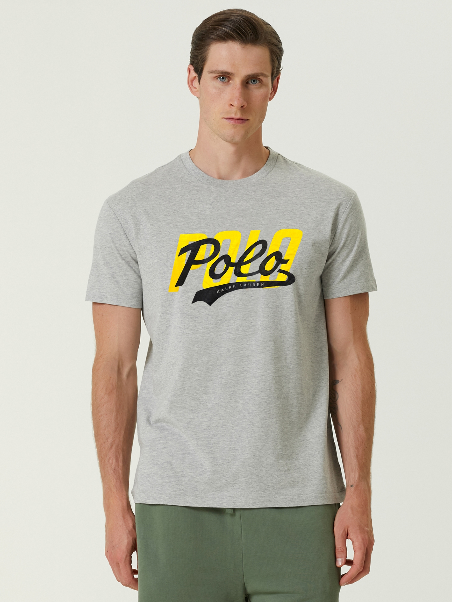 Футболка бавовняна довга чоловіча Polo Ralph Lauren 2012353 M Сіра з принтом від Rozetka на платформі USKIDKA Акція на Футболка бавовняна довга чоловіча Polo Ralph Lauren 2012353 M Сіра з принтом від Rozetka