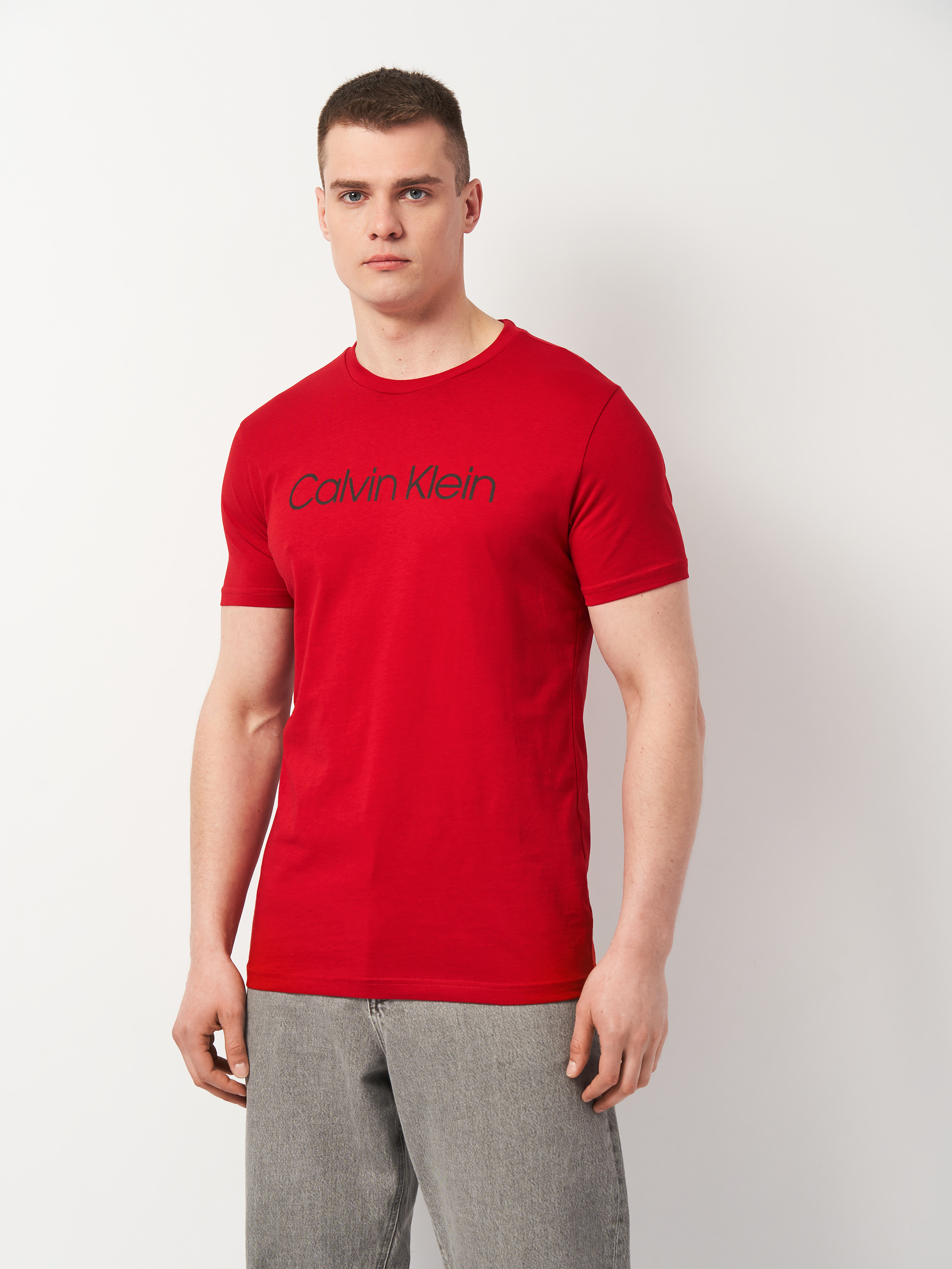 Футболка бавовняна чоловіча Calvin Klein Jeans 11449.4 XL Червона від Rozetka на платформі USKIDKA Акція на Футболка бавовняна чоловіча Calvin Klein Jeans 11449.4 XL Червона від Rozetka