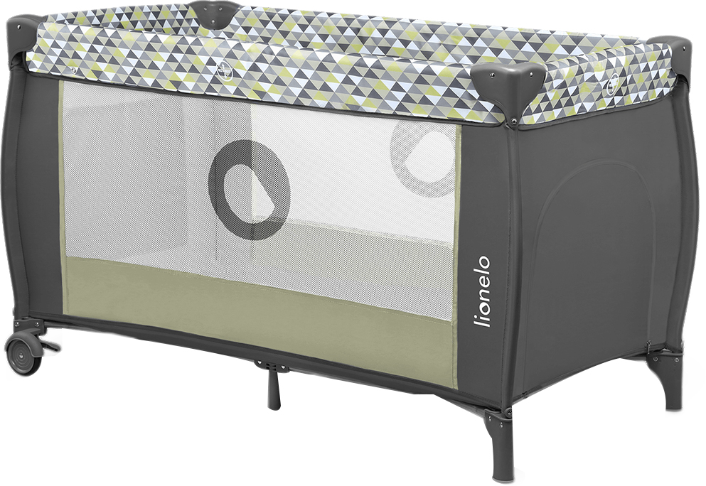 

Кроватка-манеж Lionelo Sven Plus Turquoise-grey (LO.SV01) (5902581650603)