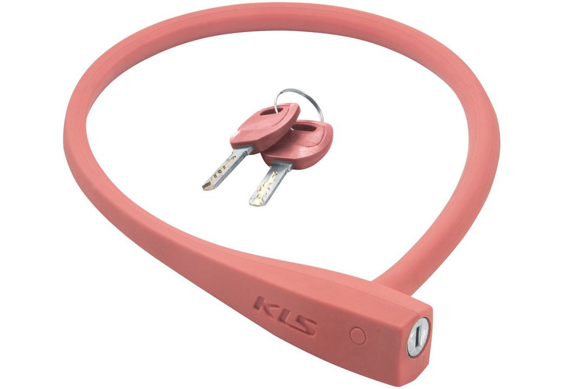 

Велосипедний замок KLS Sunny 4.5х600 мм Pink