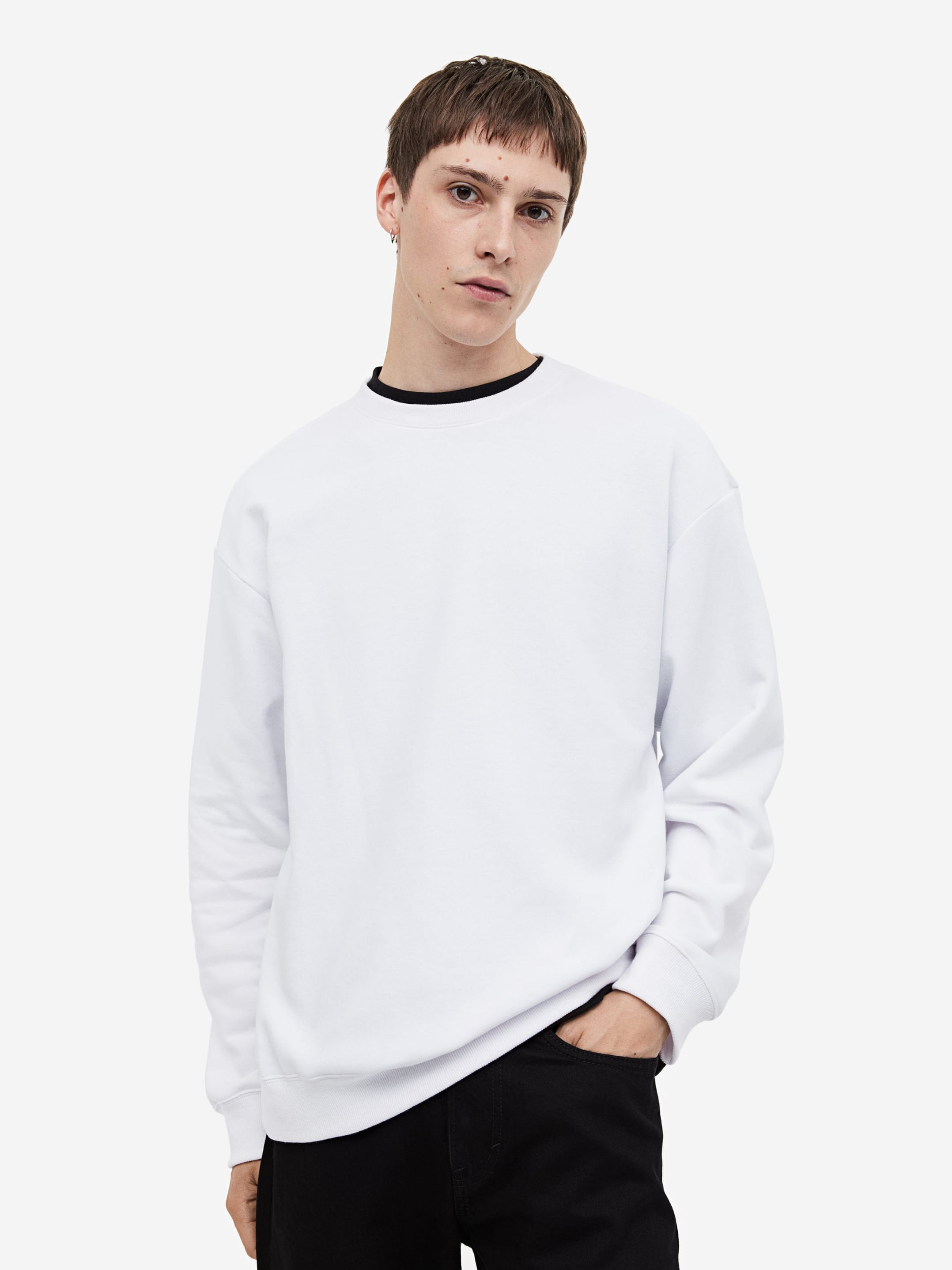 Світшот на флісі чоловічий H&M 1012344c20 XL Білий від Rozetka на платформі USKIDKA Акція на Світшот на флісі чоловічий H&M 1012344c20 XL Білий від Rozetka