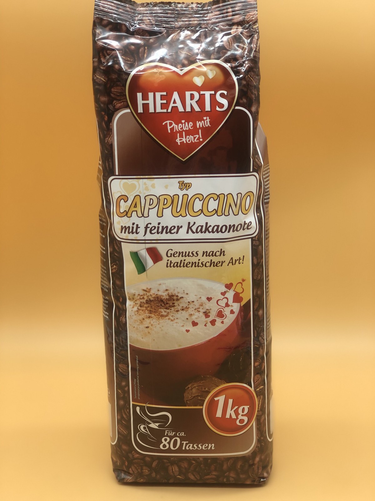 Купить Капучино Hearts Cappuccino Mit Feiner Kakaonote 1кг – ROZETKA ...
