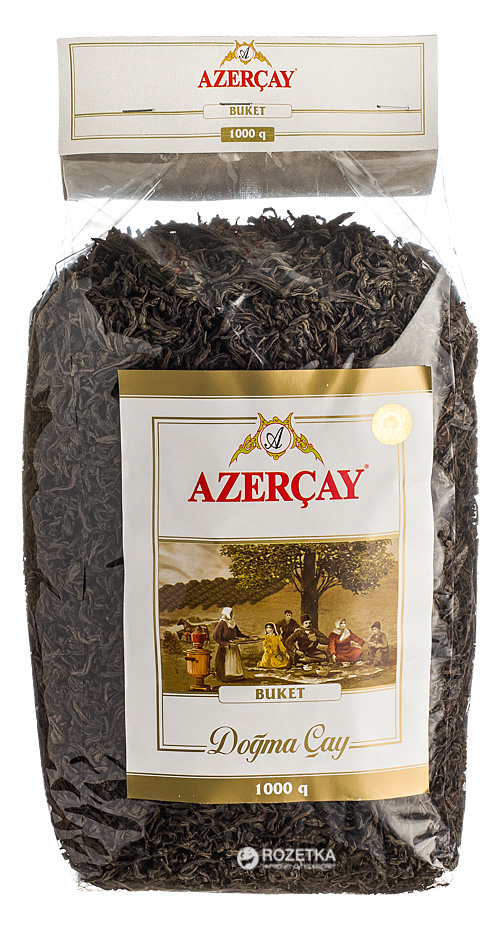 Чай черный крупнолистовой Azerçay Buket 1 кг целлофановый пакет ...