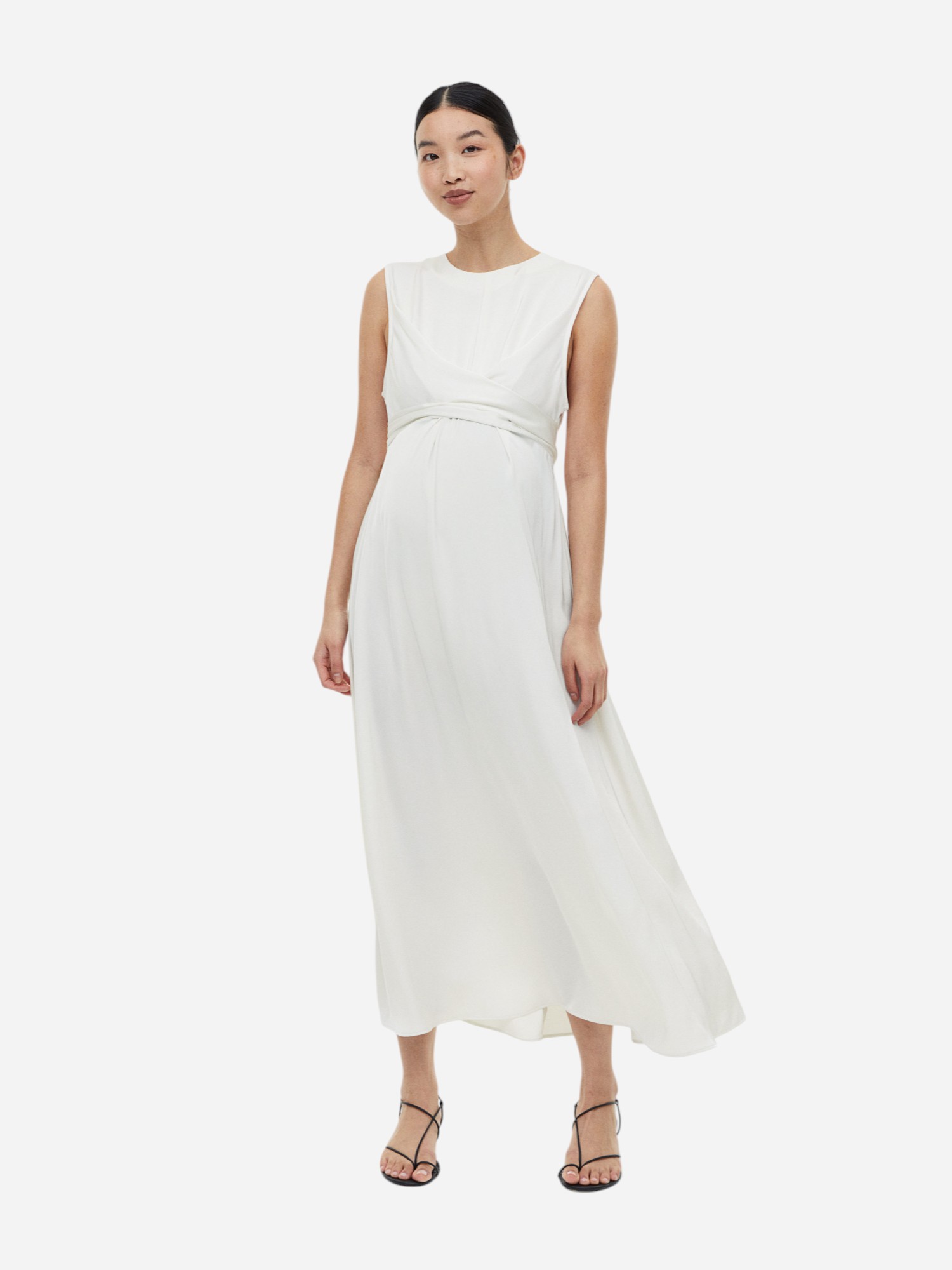 Плаття для вагітних довге літнє H&M 1115879001c21 XL Біле від Rozetka на платформі USKIDKA Акція на Плаття для вагітних довге літнє H&M 1115879001c21 XL Біле від Rozetka