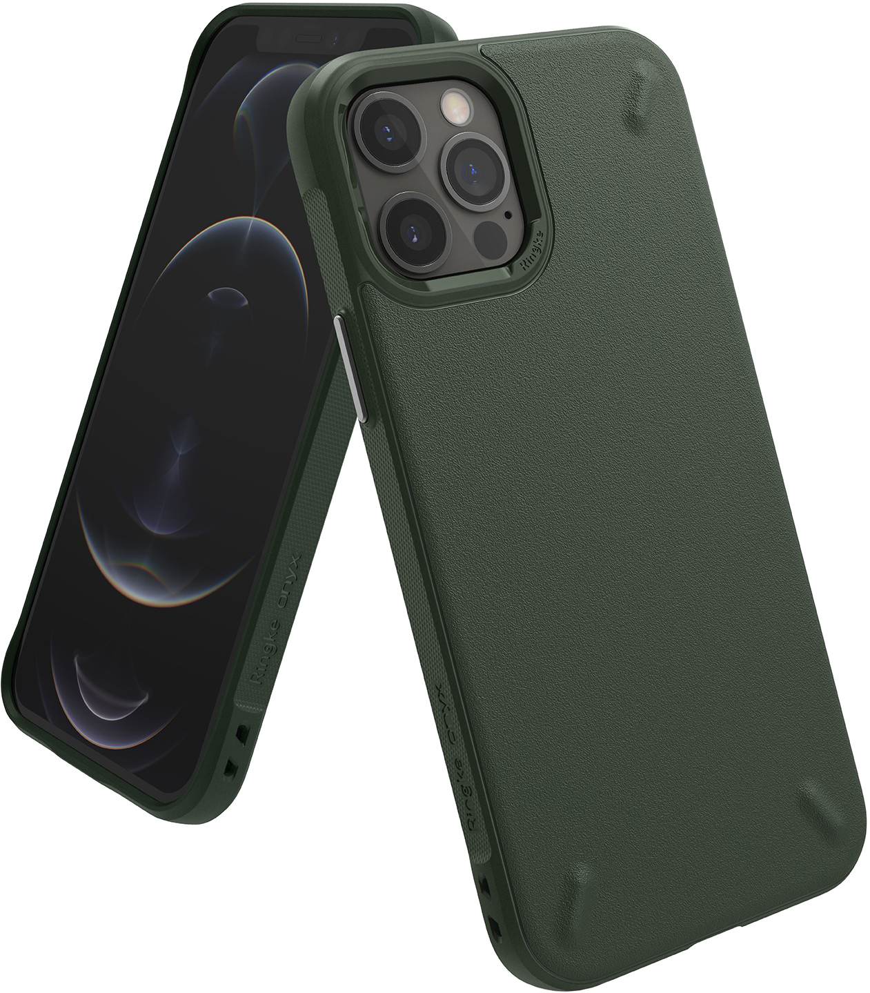 

Панель Ringke Onyx для Apple iPhone 12/12 Pro Dark Green