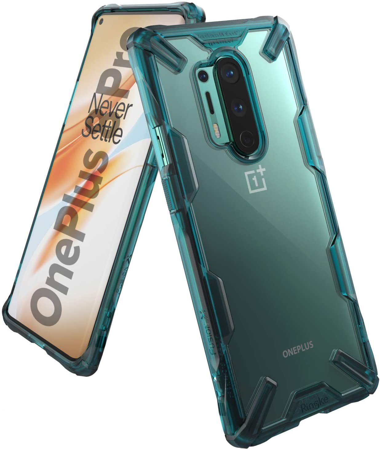 

Панель Ringke Fusion X для OnePlus 8 Pro Turquoise Green