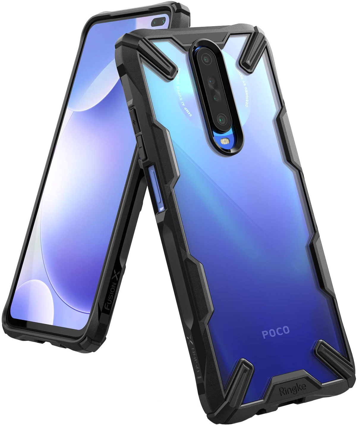 

Панель Ringke Fusion X для Xiaomi Redmi K30 / K30 5G / POCO X2 Black
