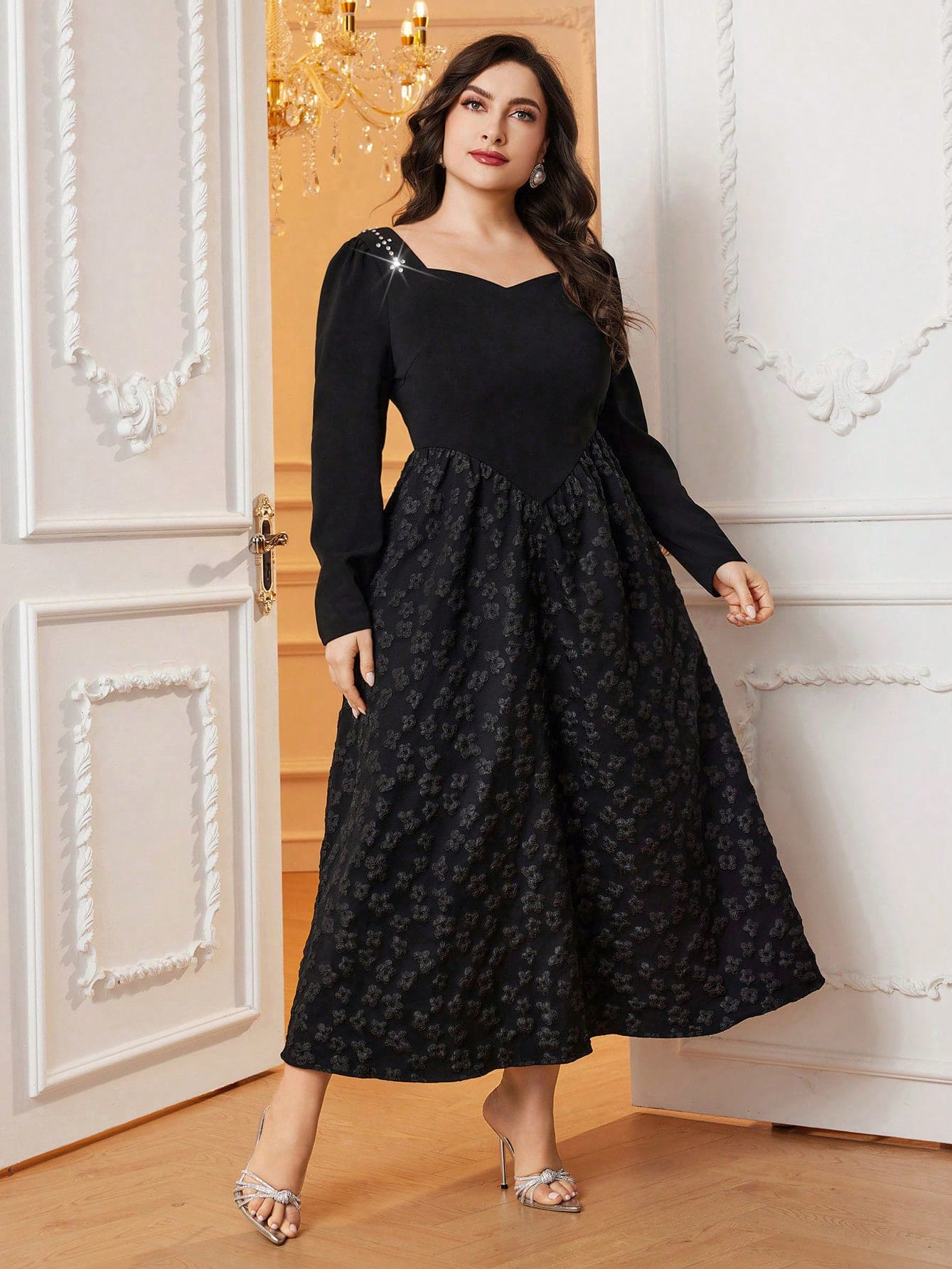 Сукня осіння жіноча SHEIN GD-00137152 2XL Чорна від Rozetka на платформі USKIDKA Акція на Сукня осіння жіноча SHEIN GD-00137152 2XL Чорна від Rozetka