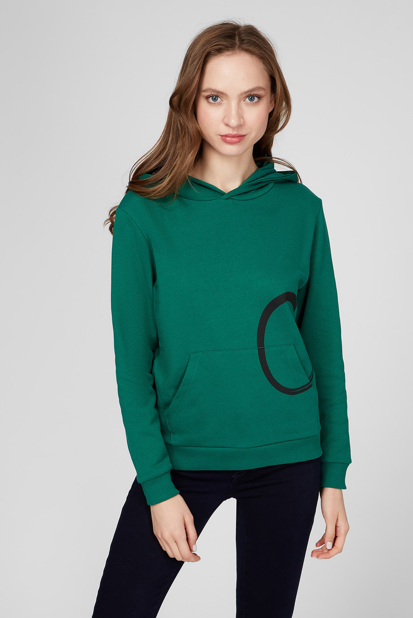 

Женское зеленый худи Trussardi  56F00118-1T003047, Женское зеленый худи Trussardi XS 56F00118-1T003047