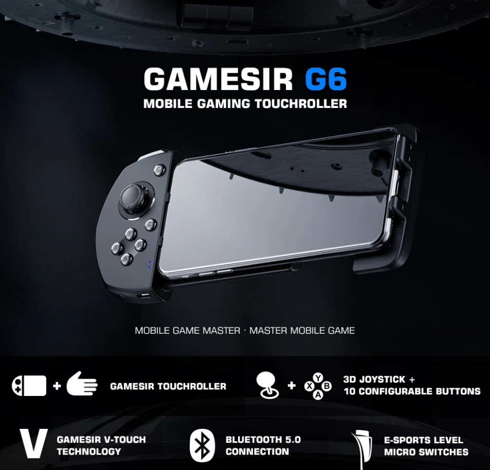 Геймпад джойстик контроллер для мобильного телефона GameSir G6 Android –  фото, отзывы, характеристики в интернет-магазине ROZETKA от продавца:  StereoDom | Купить в Украине: Киеве, Харькове, Днепре, Одессе, Запорожье,  Львове