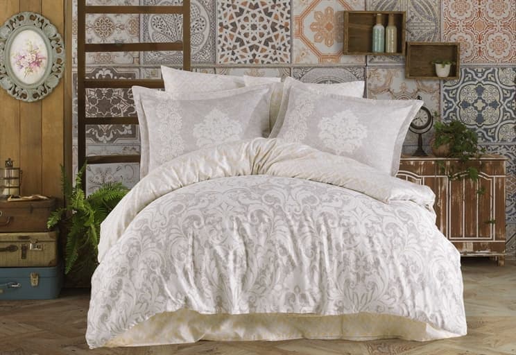 

КПБ HOBBY Exclusive Sateen Susana бежевый 200*220/4*50*70