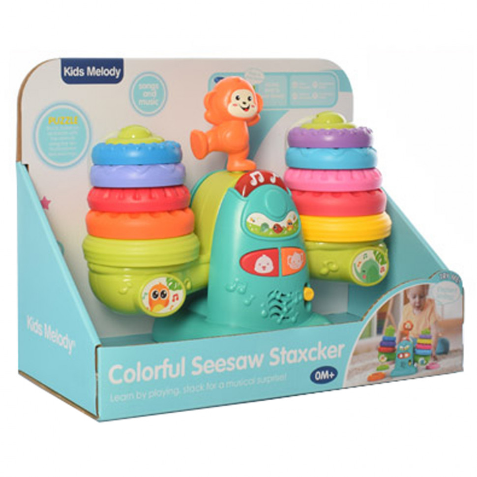 

Детская обучающая Игра Колечки A Toys 9929 звук эф.