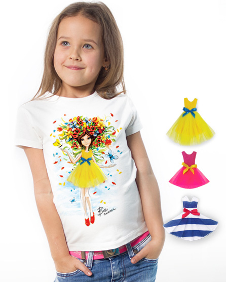 

Футболка BiBiClub Top Summer 152 см белая
