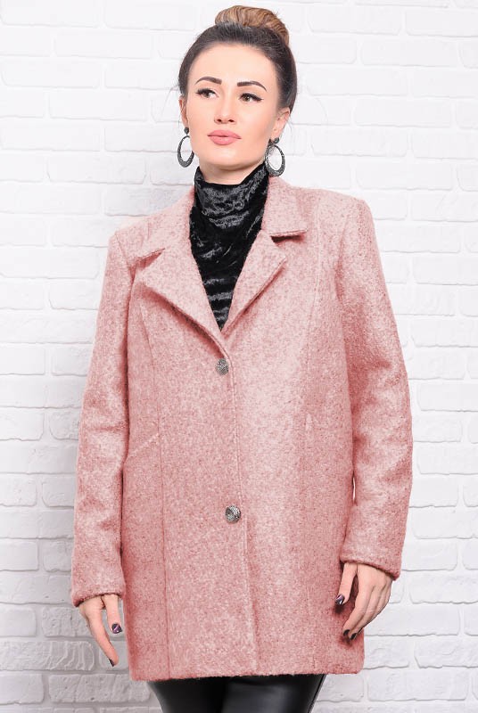 

Fashions • Женское пальто Gloria Fashions 50 пудра (801-лб)