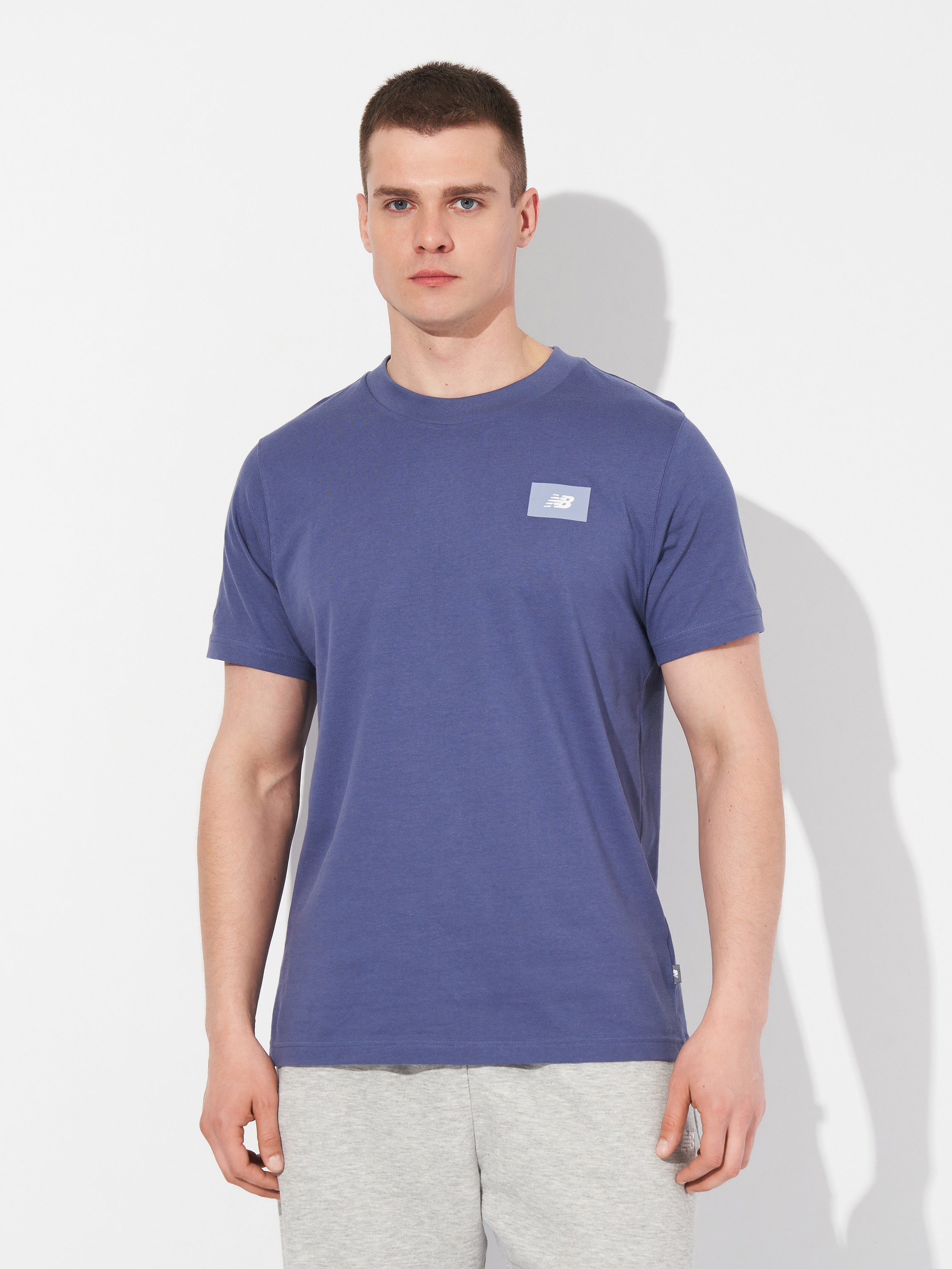 Футболка бавовняна довга чоловіча New Balance Sport Essentials Logo MT41584DRE S Синя від Rozetka на платформі USKIDKA Акція на Футболка бавовняна довга чоловіча New Balance Sport Essentials Logo MT41584DRE S Синя від Rozetka