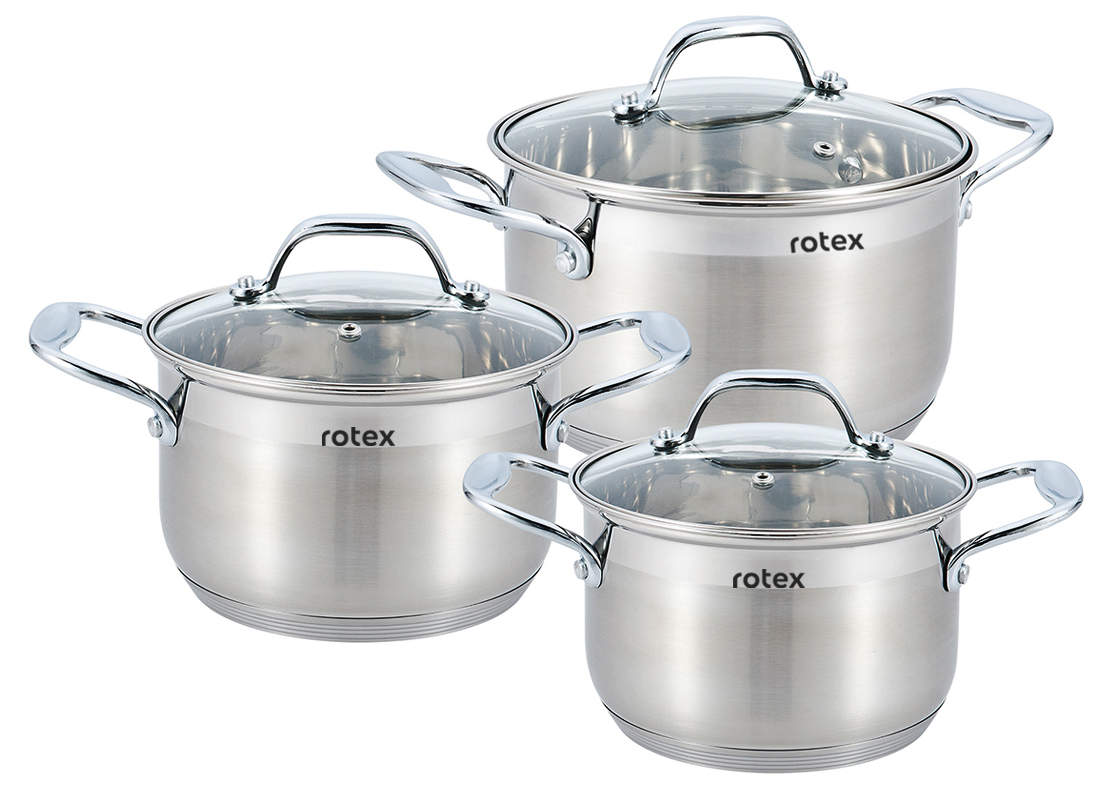 

Набор кастрюль Rotex Catania 6 предметов (RC325-6S Catania)