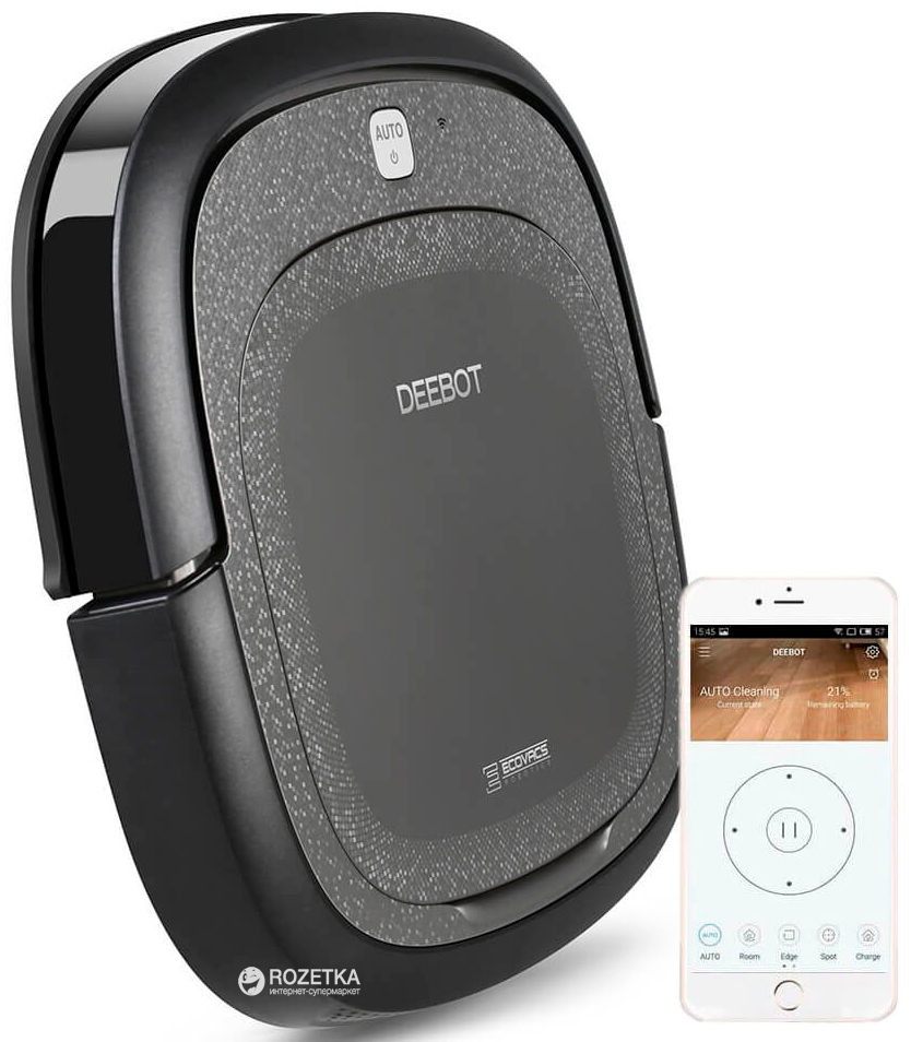 Робот-пылесос ECOVACS DEEBOT SLIM 2 Black – фото, отзывы ...