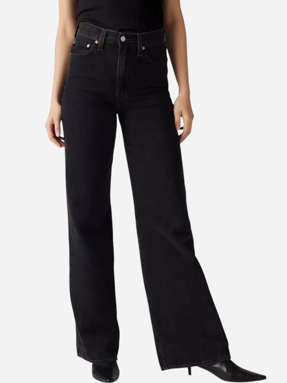 Джинси жіночі Levi's A6081-0001 25-30 Чорні від Rozetka на платформі USKIDKA Акція на Джинси жіночі Levi's A6081-0001 25-30 Чорні від Rozetka